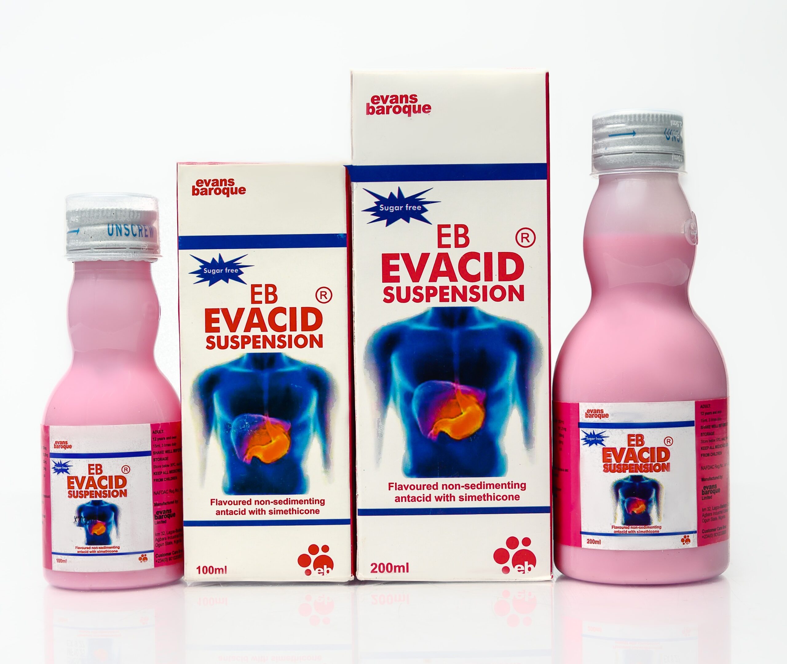 EB Evacid Suspension – Antacid